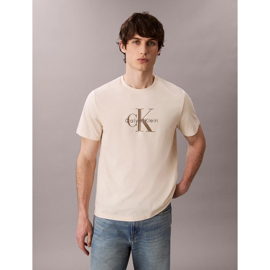 Calvin Klein Ανδρική κοντομάνικη μπλούζα Monogram Logo Tee